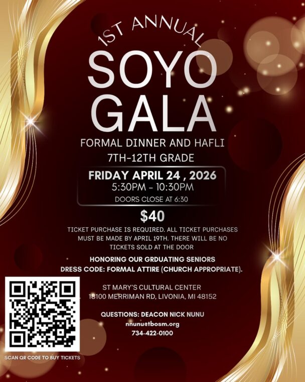 1st Annual SOYO Gala - Friday, April 24th